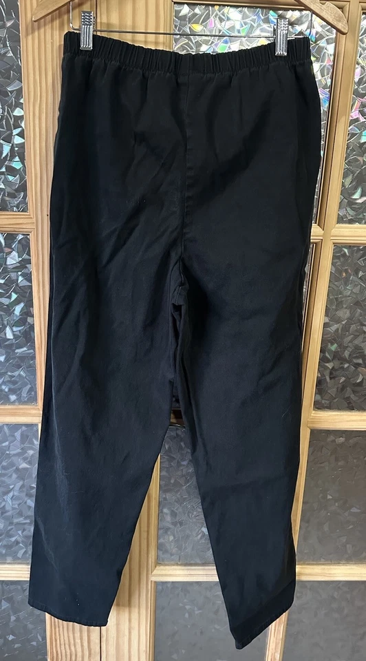 Women's Stretch Pants Black Mainstreet Blues 18W Work And Lounge Wear Comfy - Image 4 of 4