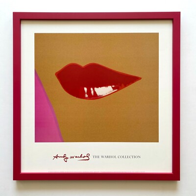 ANDY WARHOL FOUNDATION RARE LITHOGRAPH PRINT FRAMED POP ART POSTER