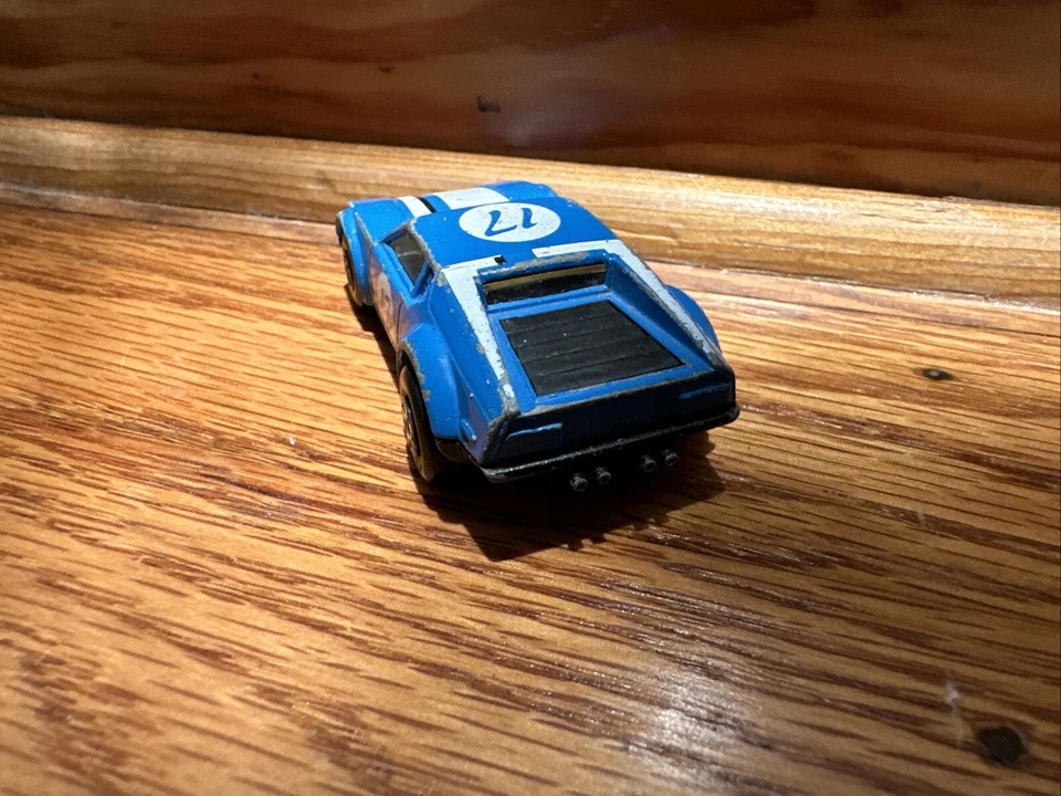 Matchbox Superfast No 8 De Tomaso Pantera 1975 Lesney Blue Гонконг как новый - Изображение 3 из 4