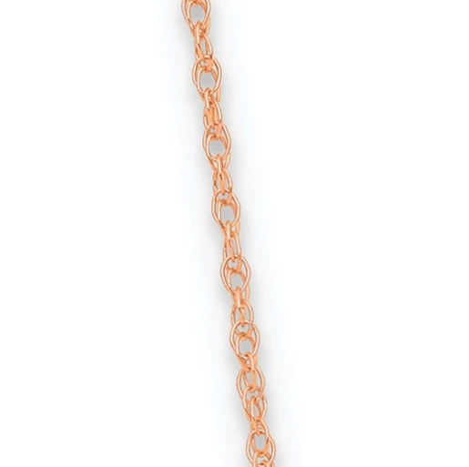 Collar fino de perlas cultivadas de agua dulce perforadas naturales redondas de oro rosa de 14k Foto 4 de 4