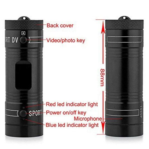 Caméra Sport Full HD 1080p Vélo Moto Vidéo DV Chasse Roller Ski Cross Alpinisme - Photo 4/5