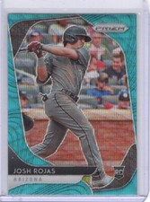 2020 Panini Prizm Teal Wave Prizm RC #95 Josh Rojas Arizona Diamondbacks