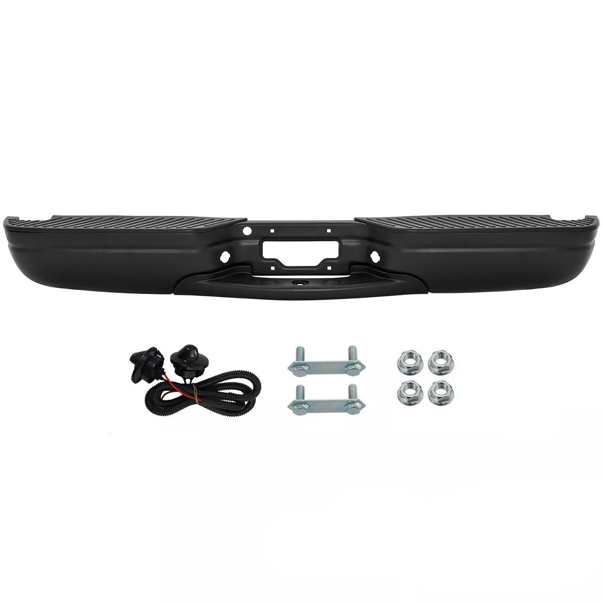 Rear Step Bumper Assembly Black Fit For 1997-2003 Ford F150 Truck 97-03