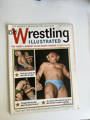 Vintage Wrestling Illustrated May 1965 Magazine Johnny Valentine | eBay