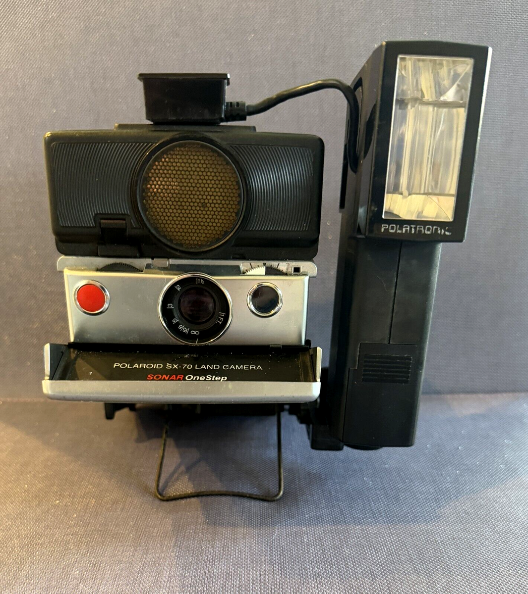 【ジャンク品】POLAROID SX-70 LAND CAMERA SONAR Polaroid SX-70 Sonar OneStep Folding Instant Camera w/Autofocus