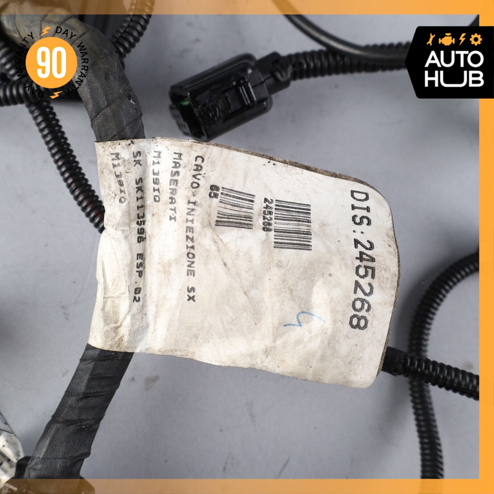 09-19 Maserati GranTuismo M145 Fuel Injector Injection Wiring Harness OEM 33k