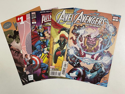 Marvel AVENGERS 5 BK ONE SHOT LOT EDGE SHARDS OF INFINITY LOKI UNLEASHED WAKANDA