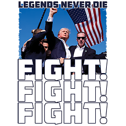 ALTRA t shirt dalla S alla 2xl 3xl FIGHT FIGHT FIGHT trump presidente divertimento politico adulto