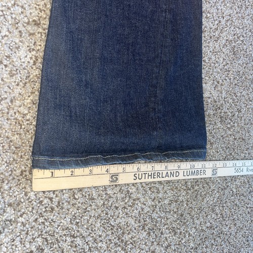 DENIMOCRACY Women's jeans size 28 (30x32.5) Flare Leg Distressed Denim - Picture 12 of 17