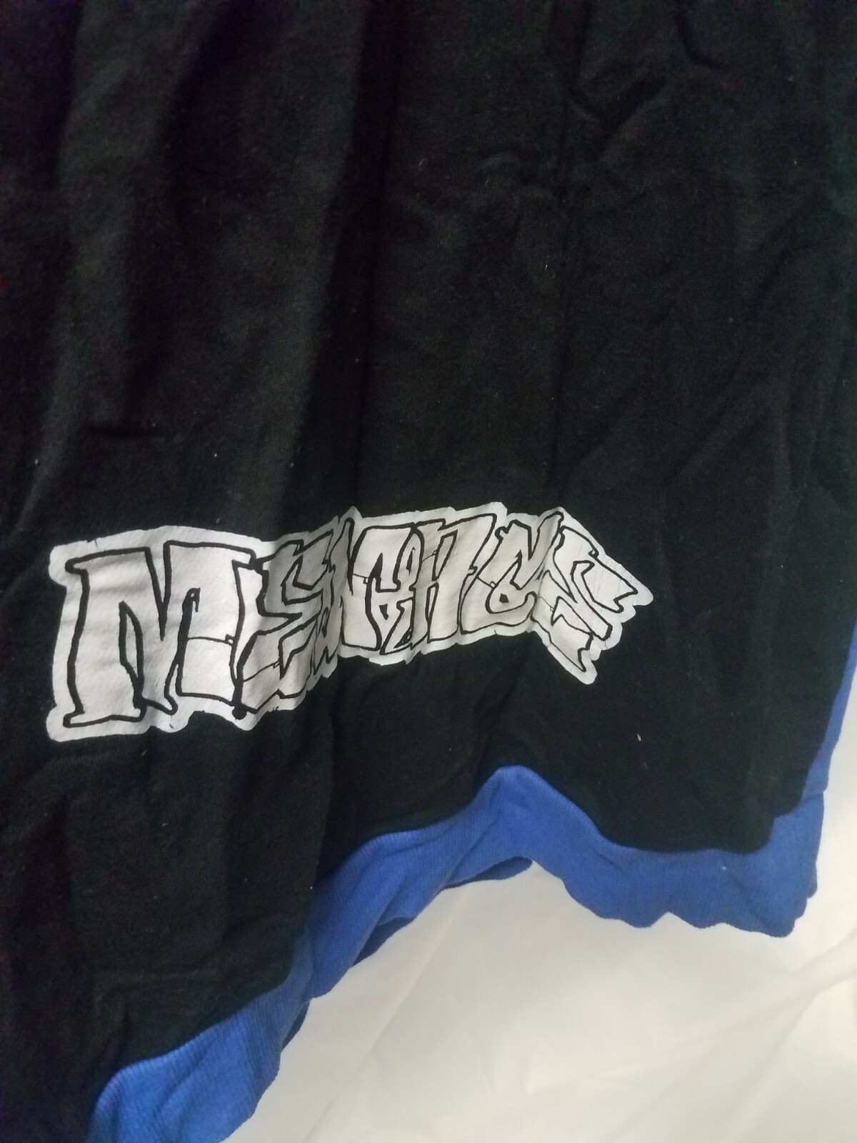 Mtn Menace Mens Blue x Black XL Hoodie Sweater - Snowboard Lake Tahoe Brand