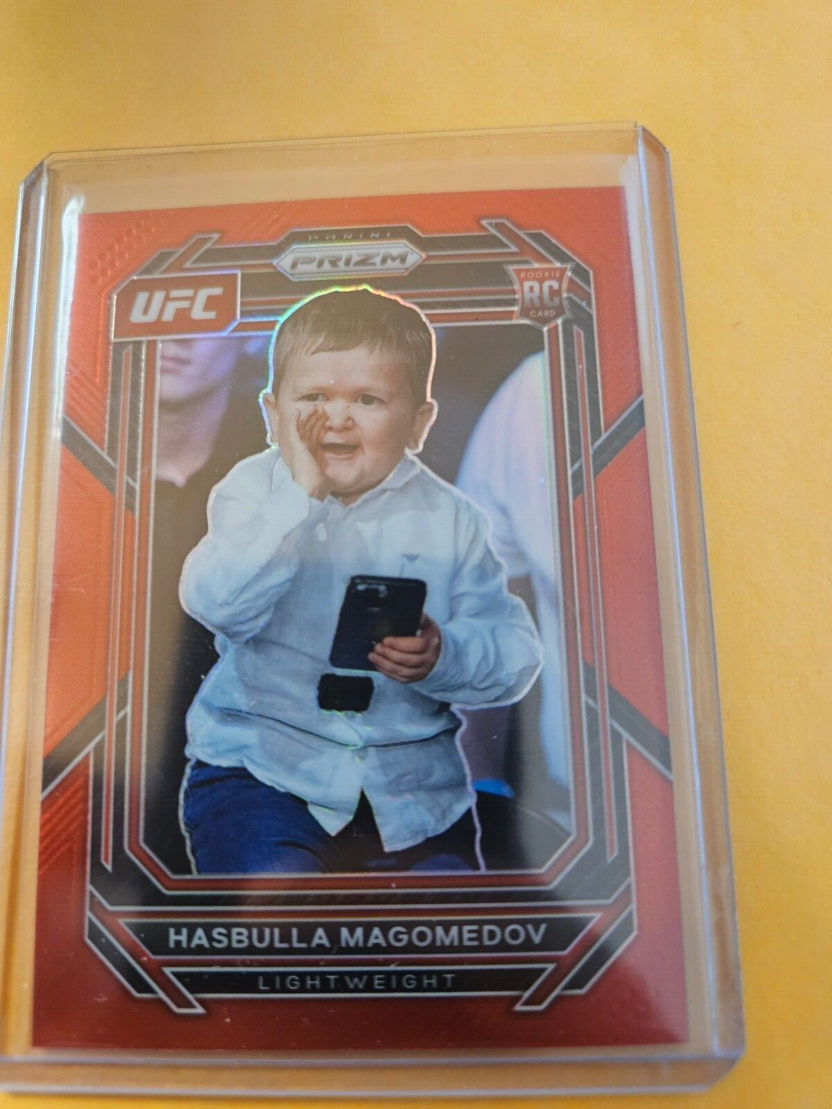 2023 PANINI PRIZM UFC #200 HASBULLA MAGOMEDOV RED PRIZM /199 RC 🔥🔥🔥