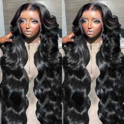 30 Inch Human Hair Lace Front Wig 13x6 Body Wave 200% Density Sed08fe8997a744c9857d86621d1a1  main image 3