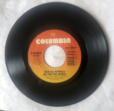 USA For Africa - We Are The World / Quincy Jones - Grace 45 RPM