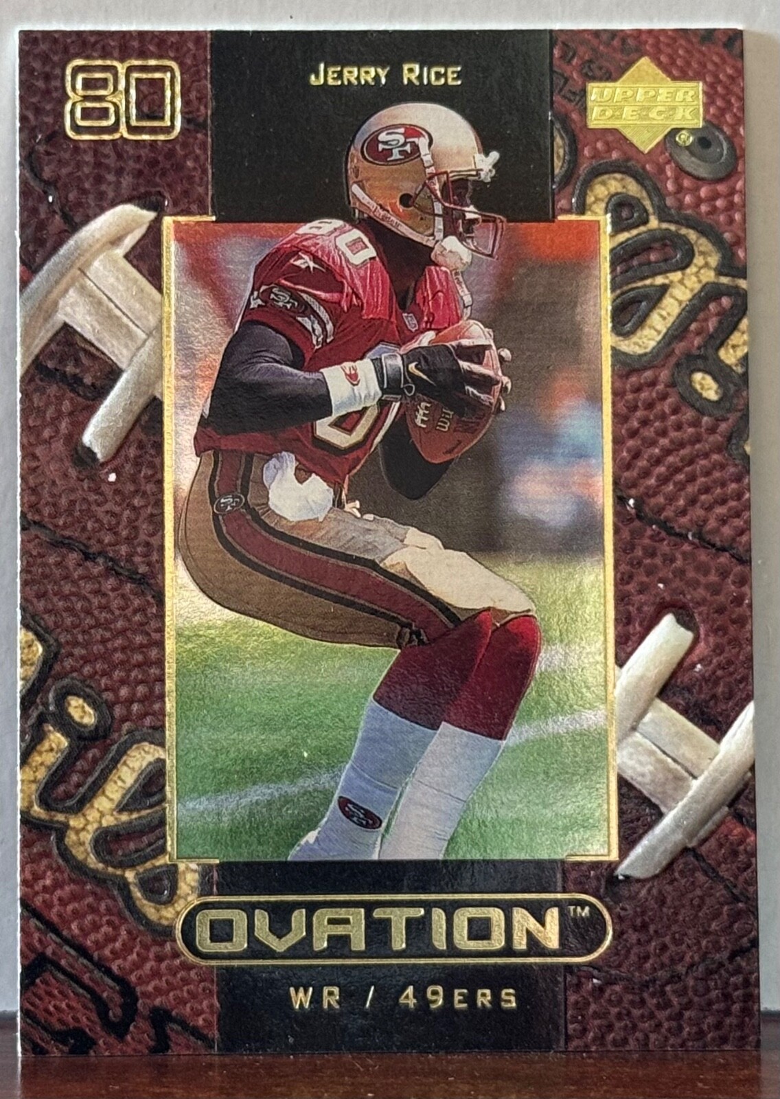 1999 Upper Deck Ovation #52 Jerry Rice   F8