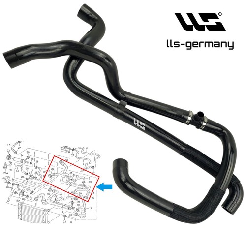 Radiator Hose For VW T4 Bus 1.9 TD 2.4 D 2.5 TDI – OEM 7D0121049AS Replacement