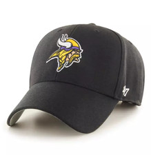 Gorra Minnesota Vikings '47 Marca Negra Ajustable 47 MVP