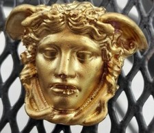 AS VERSACE MEDUSA HEAD VERSATILE EMBOSSED for FASHION DESIGN DECORATION DRESSES