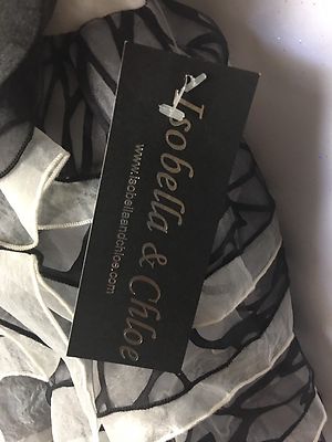 Robe Fille Isobella & Chloe Noire Et Blanche à Volants - Taille 18 Mois - Neuve Avec Étiquettes - Printemps/Été