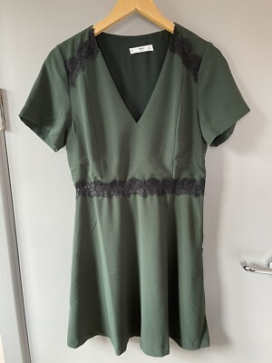 Mango Green dress With Lace size S | eBay UK Mango Green dress With Lace size S | eBay UK
