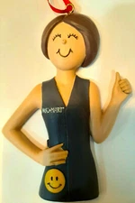 Walmart Worker Ornament Christmas Tree Holiday Gift Store Employee Associate