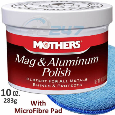 10 Unzen Mothers Mag & Aluminiumlegierung Edelstahl Messing Metall Glanz Politur +PAD