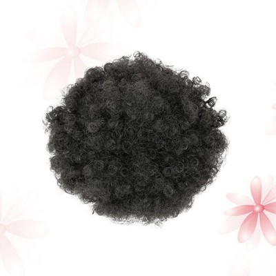 2 Pcs Curly Wig Wigs Black Women Curly Wrap African American Wig