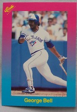 1989 CLASSIC LIGHT BLUE GEORGE BELL BLUE JAYS