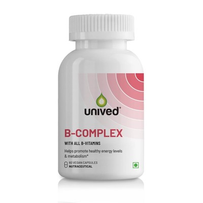 Unived Wholefood Natural B-Complex Raw B-Vitamins 30 Serv 100% Natural
