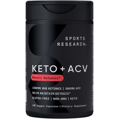 Keto Plus ACV Capsules 500mg Apple Cider Vinegar 1500mg BHB Ketones Weight Loss