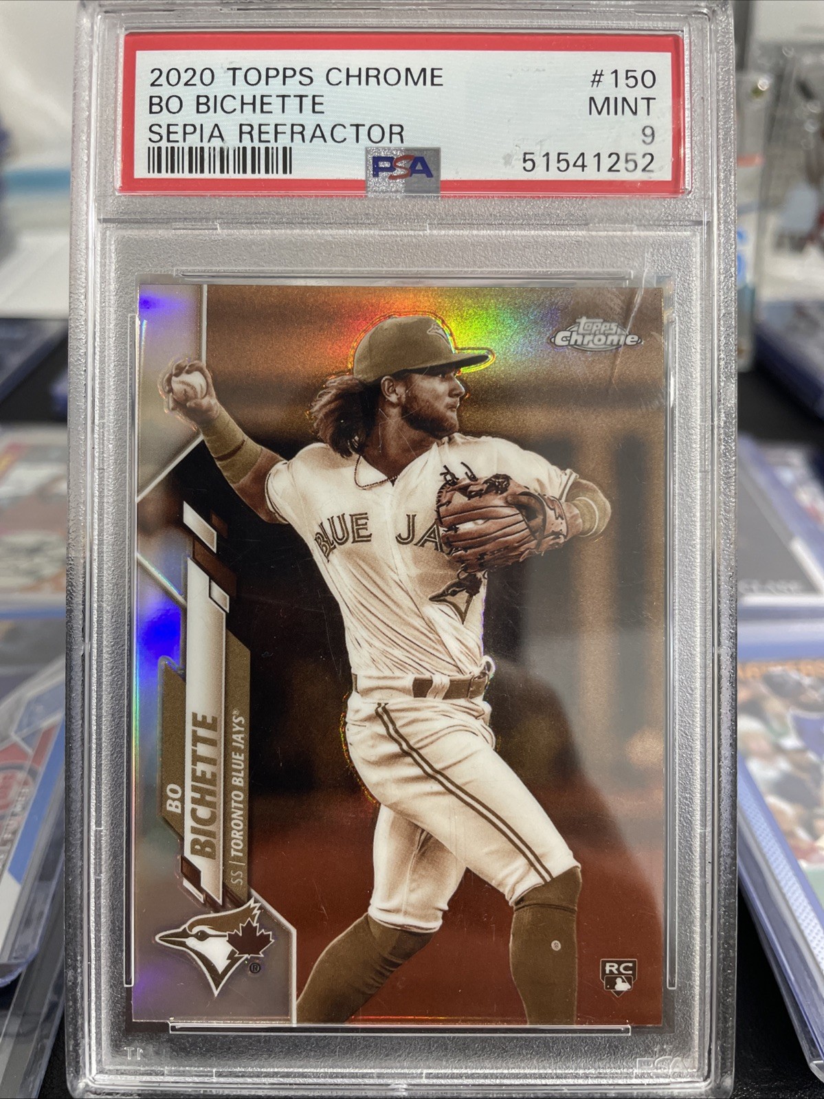 2020 Topps Chrome - Bo Bichette #150 Sepia Refractor (RC)