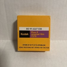 Kodak Super 8 Plus-X Reversal Film 7276 Cartridge 50ft Sealed Expired