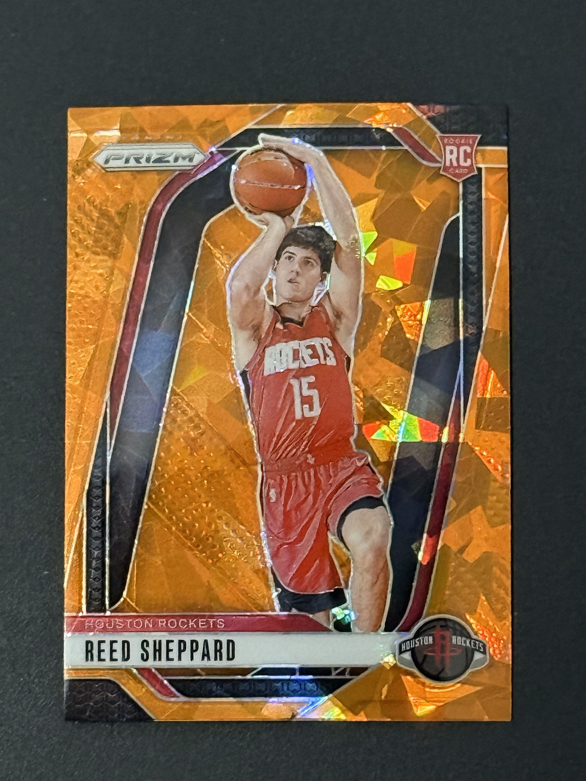 Reed Sheppard - 2024 Panini Prizm - Orange Ice - #268