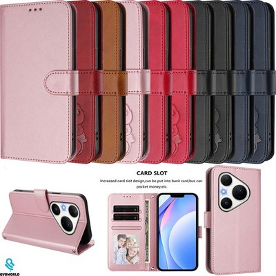 Handy Hülle für Huawei P80 Pro Pura 70 P60 P50 P40 P30 P80 P20 Leder Wallet Case