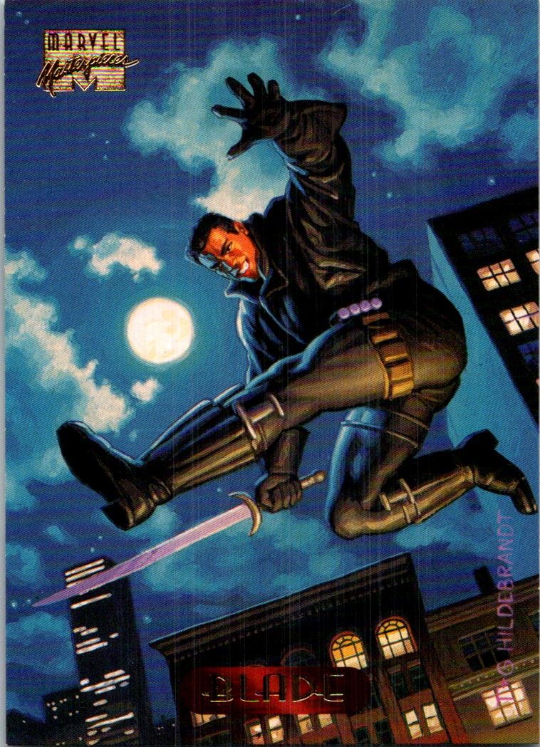 1994 Fleer Marvel Masterpieces Hildebrandt Brothers #12 Blade