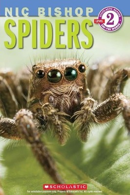 Spiders (Scholastic Reader, Level 2: Nic Bishop #2) by Bishop, Nic, Acceptable B