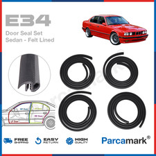 Samt T�rdichtung Dichtleisten Set f�r BMW E34 5er 4tlg Gummi