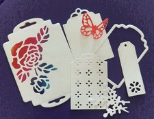 Tag Metal Cutting Dies Scrapbooking Album Embossing Paper Card Crafts Stencils 