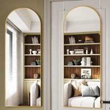 19"x51"Door Mirror Full Length,Full Length Mirror Door Hanging,Over The Door ...