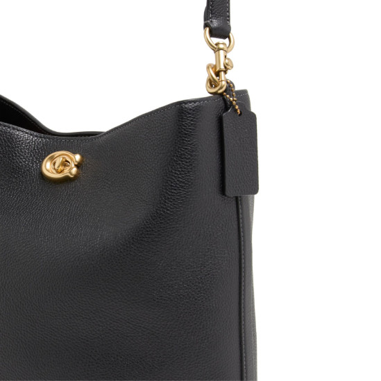 NWT Coach CW624 Willow Leather Bucket Bag Shoulder bag In Original Packaging image 5