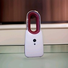 Bladeless Desk Office Bedroom Fan Quiet USBC Cable White Dark Red