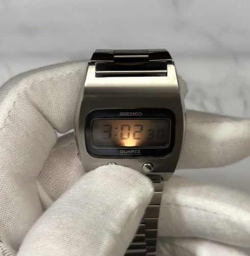 Vintage Seiko 0432-5001 Digital Quartz LC Stainless Steel Watch-Japan - Picture 14 of 15