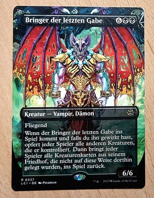 MTG Magic: Bringer der letzten Gabe, of the Last Gift, DEUTSCH, Full Art, Vampir