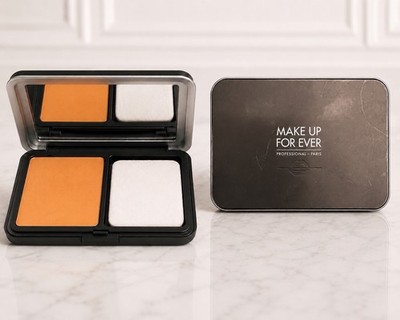 MAKE UP FOR EVER Matte Velvet Skin Powder Foundation Y445 Amber Discontinued NEW
