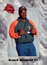 1991 Classic Four Sport #LP10 Russell Maryland Limited Prints