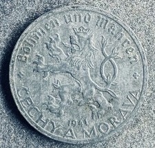 20 Haleru 1941 Protektorat Böhmen und Mähren KM#2 K160525C