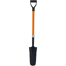 Drain Spade Teeth Shovel Multi-Purpose Metal Blade Shovel 48 In. Durable Handle