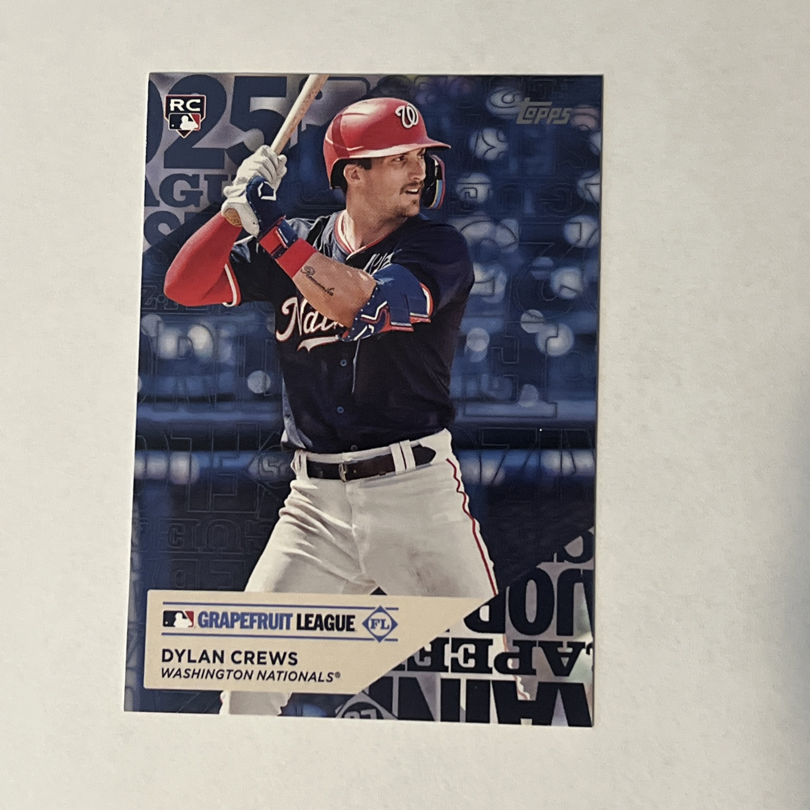 2025 Topps Series 1 - Training Grounds Dylan Crews #TG-20 (RC)