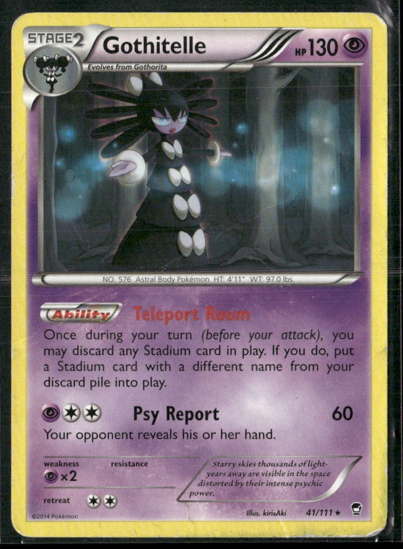 Gothitelle 41/111 2014 Furious Fists Pokemon