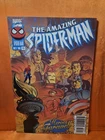 Amazing Spider-Man 416 NM Heroes’ Farewell w/ Iron Man Card and Overpower Card