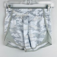 Athletic Works Kids L 10 - 12 Camoflage Gray Tones Pull On Shorts Liner